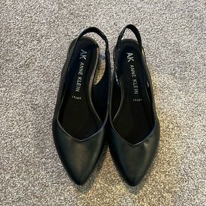 Anne Klein Black Flats size 7.5